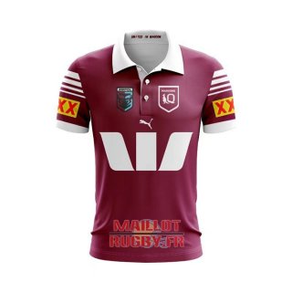 Maillot Polo Queensland Maroons Rugby 2024 Maillot Polo Queensland Maroons Rugby 2024