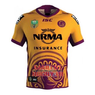 Maillot Brisbane Broncos Rugby 2018-19 Conmemorative