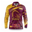 Maillot NRL Brisbane Broncos Rugby 2022 Fish Finder