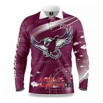 Maillot NRL Manly Warringah Sea Eagles Rugby 2022 Fish Finder Maillot NRL Manly Warringah Sea Eagles Rugby 2022 Fish Finder