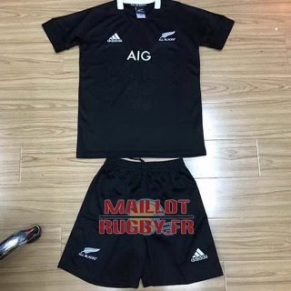 Maillot Enfant Kits Nouvelle-Zelande All Blacks Rugby 2019-2020