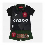 Maillot Enfant Kits Pays de Galles Rugby 2022 Exterieur