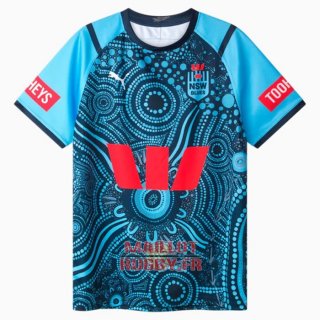 Maillot Enfant NSW Blues Rugby 2024 Indigene Maillot Enfant NSW Blues Rugby 2024 Indigene