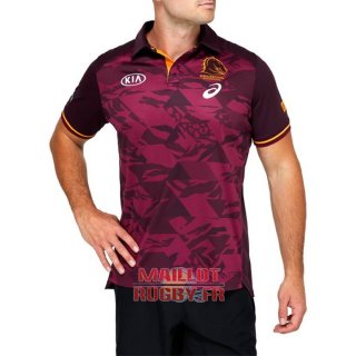 Maillot Polo Brisbane Broncos Rugby 2021 Fuchsia Maillot Polo Brisbane Broncos Rugby 2021 Fuchsia