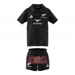 Maillot Enfant Kits All Blacks Rugby 2024 Noir