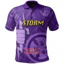 Maillot Polo Melbourne Storm Rugby 2021 Indigene