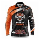 Maillot NRL Wests Tigers Rugby 2022 Fish Finder