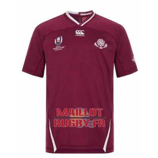 Maillot Georgie Rugby RWC 2019 Marron