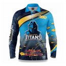 Maillot NRL Gold Coast Titans Rugby 2022 Fish Finder