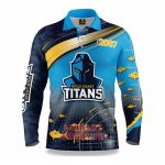 Maillot NRL Gold Coast Titans Rugby 2022 Fish Finder Maillot NRL Gold Coast Titans Rugby 2022 Fish Finder