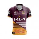 Maillot Polo Brisbane Broncos Rugby 2024 Domicile