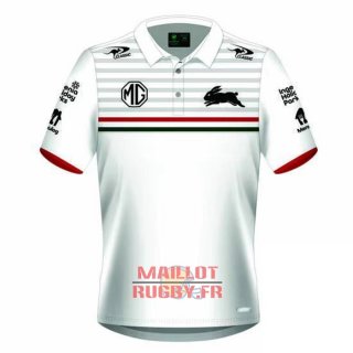 Maillot Polo South Sydney Rabbitohs Rugby 2024 Blanc