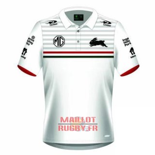 Maillot Polo South Sydney Rabbitohs Rugby 2024 Blanc Maillot Polo South Sydney Rabbitohs Rugby 2024 Blanc