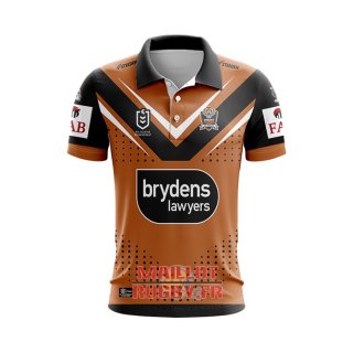 Maillot Polo West Tigers Rugby 2024 Exterieur Maillot Polo West Tigers Rugby 2024 Exterieur