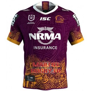 Maillot Brisbane Broncos Rugby 2019 Indigene Maillot Brisbane Broncos Rugby 2019 Indigene
