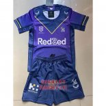 Maillot Enfant Kits Melbourne Storm Rugby 2021 Domicile