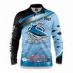 Maillot NRL Cronulla Sutherland Sharks Rugby 2022 Fish Finder Maillot NRL Cronulla Sutherland Sharks Rugby 2022 Fish Finder
