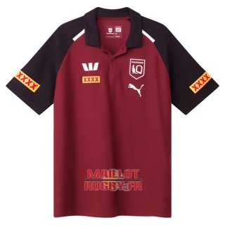 Maillot Polo Queensland Maroons Rugby 2024 Maillot Polo Queensland Maroons Rugby 2024
