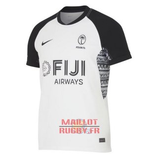 Maillot Fidji 7s Rugby 2023-24 Domicile Blanc Maillot Fidji 7s Rugby 2023-24 Domicile Blanc