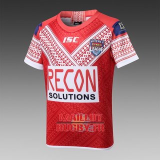 Maillot Enfant Tonga Rugby 2018-2019 Rouge