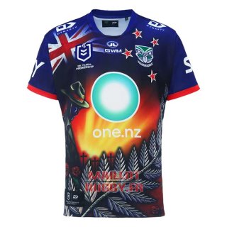 Maillot Nouvelle-zelande Warriors Rugby 2024 ANZAC Maillot Nouvelle-zelande Warriors Rugby 2024 ANZAC