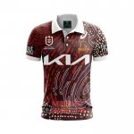 Maillot Polo Brisbane Broncos Rugby 2024 Indigene Maillot Polo Brisbane Broncos Rugby 2024 Indigene