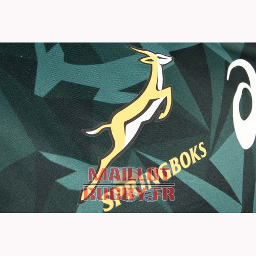 Maillot de rugby Afrique du Sud | 2019 Fans Kit Springbok Manche Longue