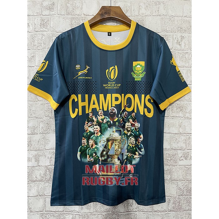 Maillot Afrique Du Sud Rugby 2023 World Cup Campeona
