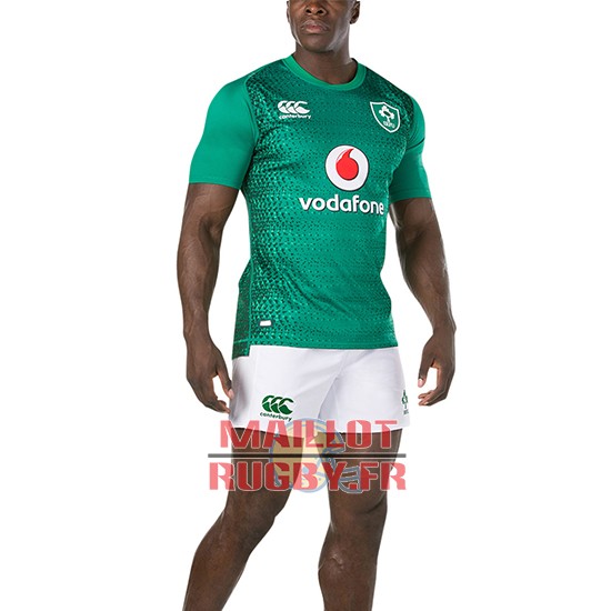 Maillot Rugby Irlande Lansdowne Maillot De Rugby à Manches Courtes Irlande/Blanc Maillot De Rugby Irlande