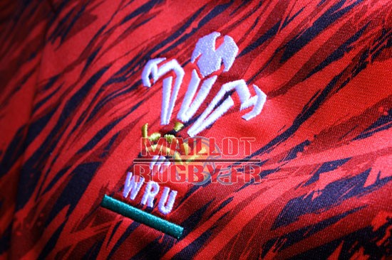 Maillot Domicile Wales Rugby Union 2008-2009 - Taille XS Homme - Manches Longues - Occasion (8/10)